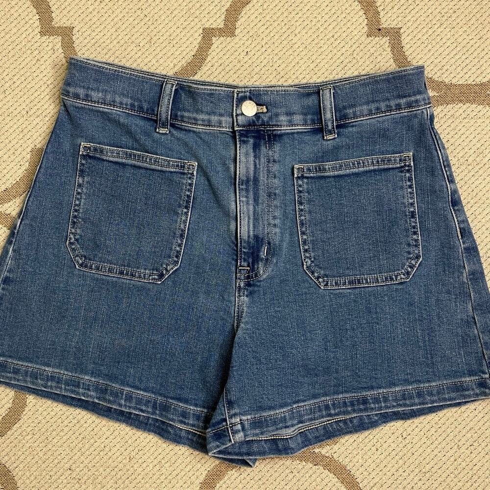 J. Crew Sailor denim short, 4” inseam, size 27, MSRP $98,
Cg691 - Picture 2 of 11